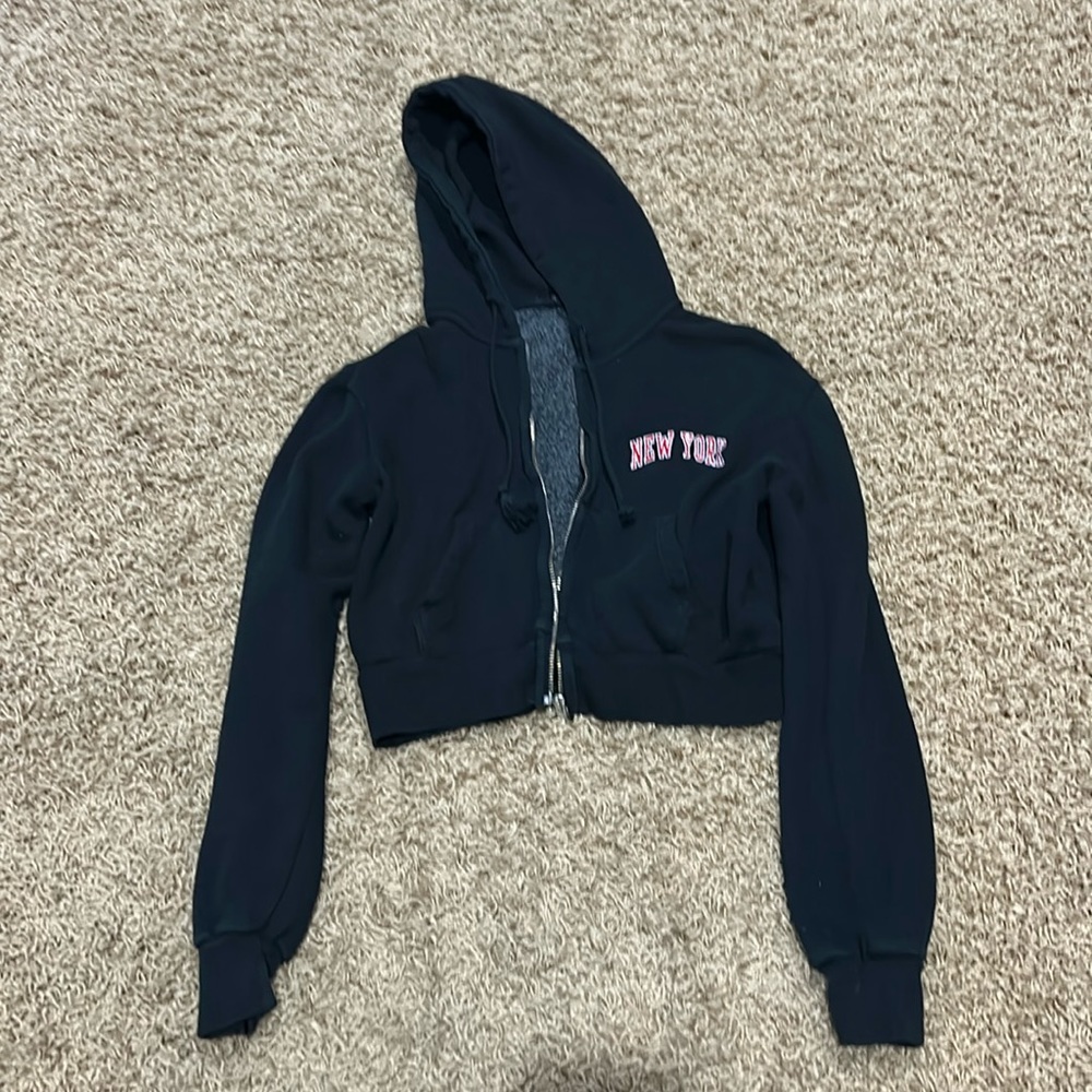 Black New York Cropped Jacket